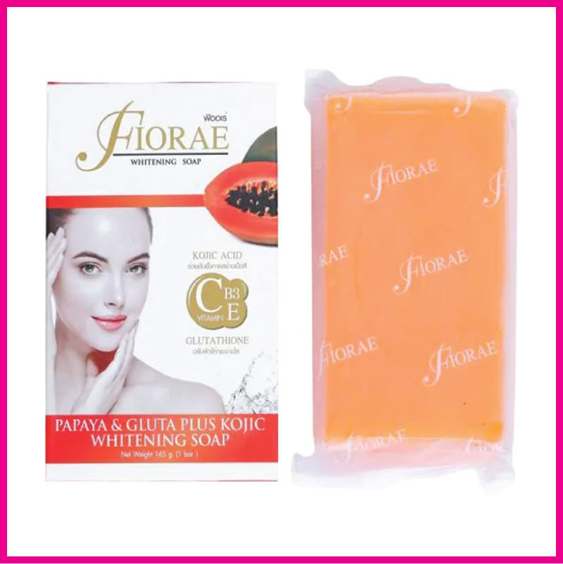 FIORAE Papaya Whitening Soap - ১ পিছ